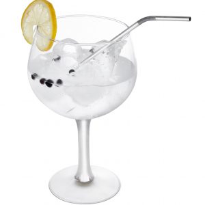 The Gin Balloon Glass Straw | James Dixon & Sons