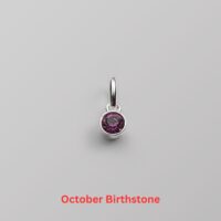 Key and Birthstone Necklace - Image 13