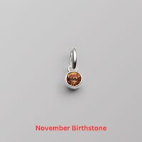 Key and Birthstone Necklace - Image 14