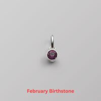 Key and Birthstone Necklace - Image 5