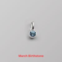 Key and Birthstone Necklace - Image 6