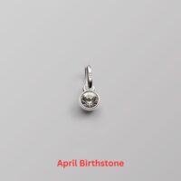 Key and Birthstone Necklace - Image 7