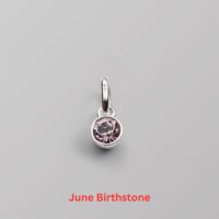 Key and Birthstone Necklace - Image 9