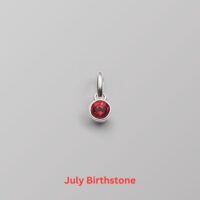 Key and Birthstone Necklace - Image 10