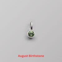 Key and Birthstone Necklace - Image 11