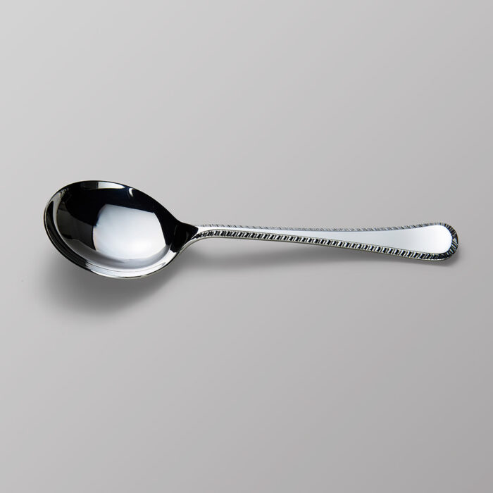PP-C-FE-SS Feather Edge Soup Spoon