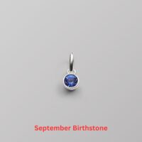 Key and Birthstone Necklace - Image 12