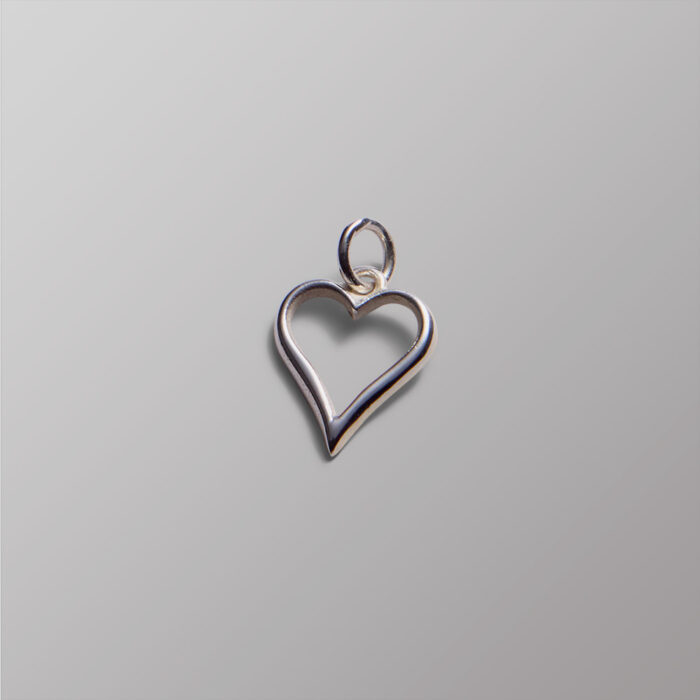 Letter and Heart Charm Necklace - Image 4
