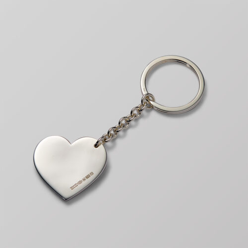 1 Large Heart Keyring